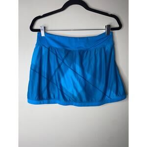 Nike Tennis Prep Electric Blue Athletic Exercise Skirt Skort Tenniscore Medium